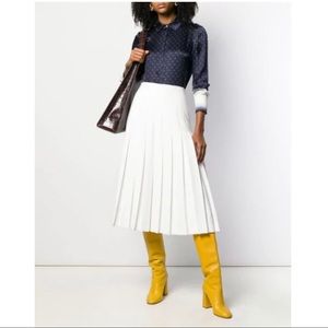 Tory Burch Printed Silk Satin Shirt